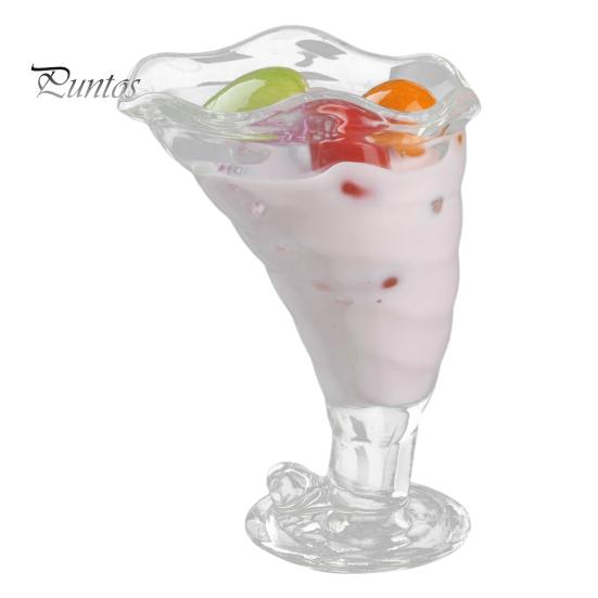 Летние стаканчики для мороженого, прозрачные толстые десертные миски для мороженого, фруктового пудинга, молочных коктейлей, многоразовые закуски, контейнер для приправ для домашней вечеринки