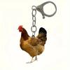 Акриловый рюкзак кулон курица сумка подвеска ювелирные изделия шарм курица акриловый брелок унисекс