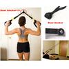 Pilates Latex Tube Elastic Belt Resistance Bands Over Door Anchor Indoor Sports