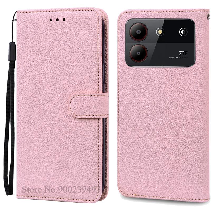 Для ZTE Blade A54 чехол кожаный кошелек флип чехол для ZTE Blade A54 чехол Coque Fundas для ZTE Blade A54 чехол для телефона бампер