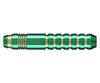 DYNASTY BRASS SET Green Ten Green Brass Dart Barrels "TEN"