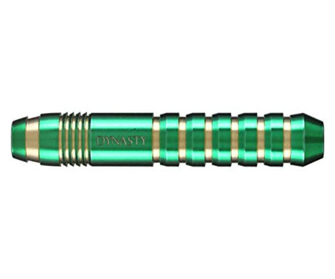 DYNASTY BRASS SET Green Ten Green Brass Dart Barrels "TEN"