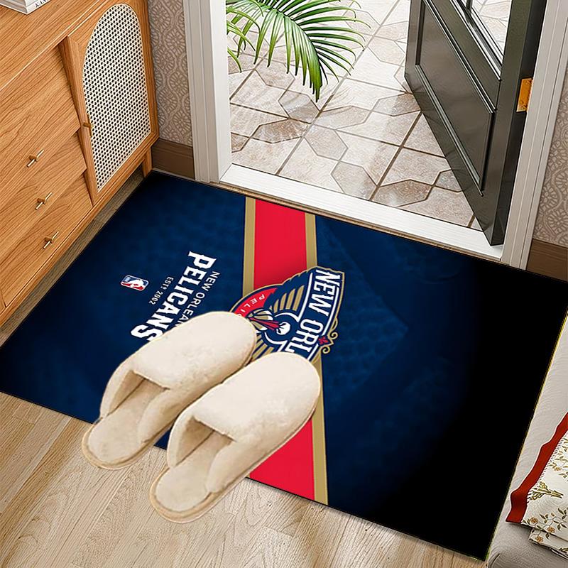Pelicans Team Spirit Rug Office Carpet Non-Slip Mat, Chair Rug Floor Covering for Gaming, Bedroom, Living Room , Home Decor Christmas Gift