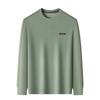 Spring and Autumn Men's Sweatshirts In High-end Round Neck Pullover Casual and Versatile Boys Hatless Jacket Base Shirt T-shirt Men