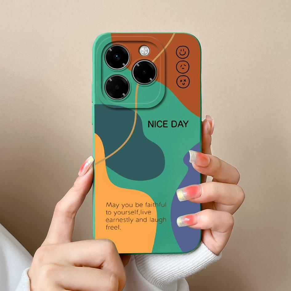 Бампер для Infinix Smart 9 Note 40X Hot 50 50Pro Plus 50i Zero 40 5G 4G чехол с узором в клетку жидкий силикон противоударный защитный для Infinix новый чехол