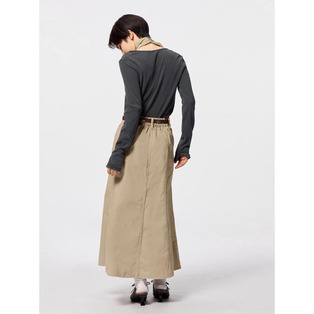 GU by Uniqlo Flared Maxi Skirt+ec  Short Length 85.0 To 89.0 Cm 
