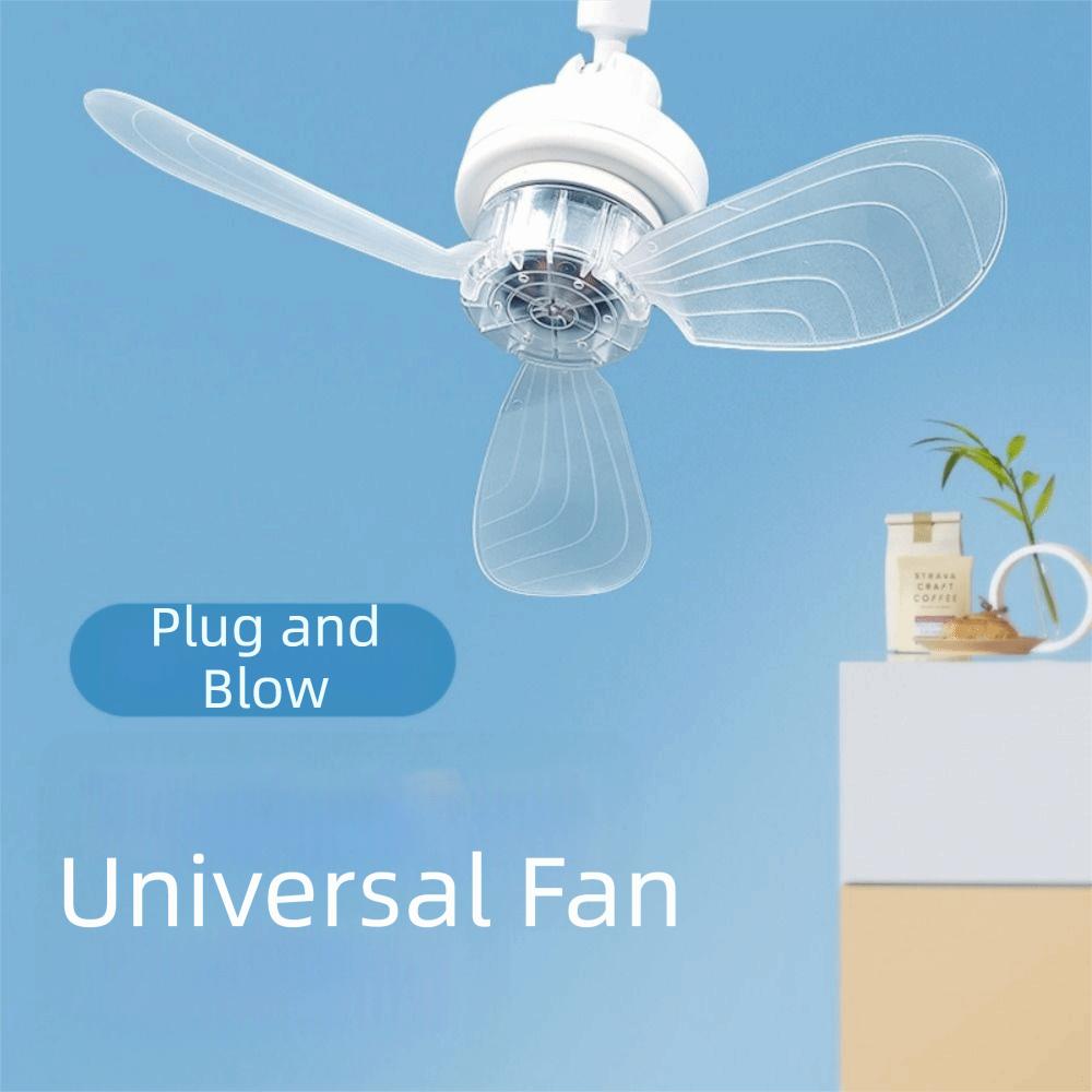 Detachable Electric Fan AC85-265V E27 Screw Mouth Fan Portable Ceiling Fan Household