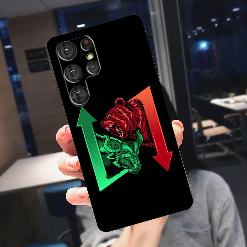 Trade Investment Forex Stock market Cover For Samsung Galaxy S25 Ultra S23 S21 S22 S20 S24 Ultra S9 S10 Plus S24 FE Phone Case
