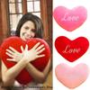 Heart Shape Heart Plush Pillow Valentines Day Stuffed Pillow New Soft Pillow