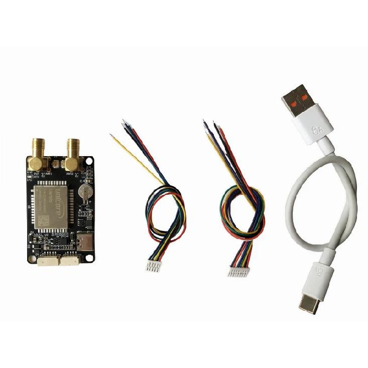 UM980 RTK GNSS Модуль Многодиапазонный GPS/BDS/GLONASS/Galileo для Дронов Геодезии Высокая Точность База Ровер Замена для ZED-F9P