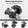 WEYLLAN Шаровая компактная и 5 кг нагрузка 40 мм труба Легкая Высокостабильная Компактная Подходит для различных сцен, таких как и Свободно вращающаяся головка, Вращение на 360°,