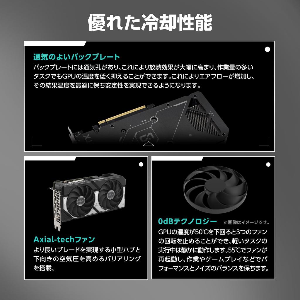 ASUS NVIDIA GeForce RTX 5060 Ti Video Card PCI Express GDDR7 OC Japanese 5.0 Edition/DUAL-RTX5060TI-O8G (Authorized Distributor)