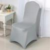 4pc /6pc /8pc White Spandex Chair Covers Wedding Universal Banquet Wedding Party Dining Decoration Polyester Spandex Stretch