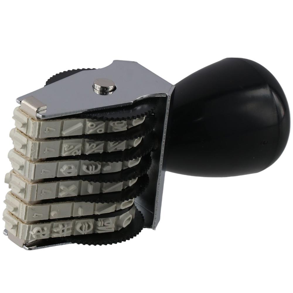 6 Digit Number Roller Stamps Changeable Business Stamps Roller Number Stamp  Office