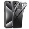Прозрачный черный силиконовый мягкий чехол для iPhone 16 Pro Max Carcasa Ultra Thin Case для iPhone 15 14 13 12 Mini 11 Pro Max