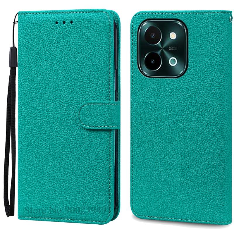 Чехол Y28 4G для Vivo Y28 4G, силиконовый чехол-бумажник из мягкой кожи с откидной крышкой для Vivo Y28, чехол Y 28, задняя крышка, чехлы