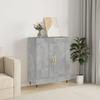 VidaXL Buffet Concrete Grey 69.5x34x90 Cm Engineered Wood 830176
