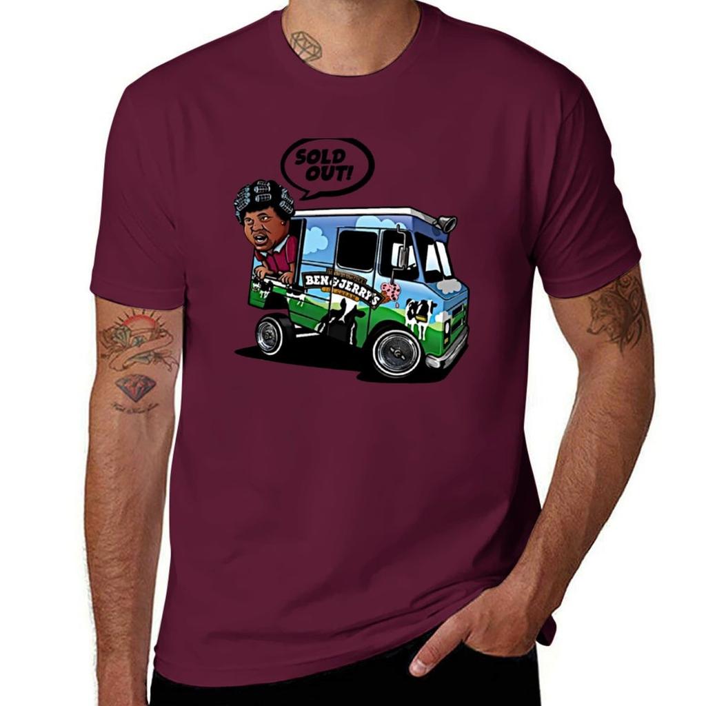 Кроссовки Ben and Jerry Футболка в тон хиппи одежда корейская мода винтажная одежда Мужские футболки