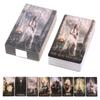 80 Tarot Cards Runic Tarot Full English Deck Board Game Family Party Paper Card Game Interactive Fo