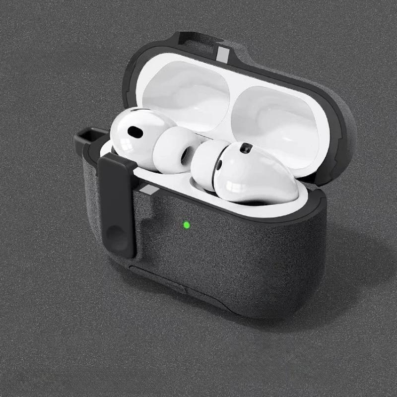 Для AirPods 5 4 3 1/ 2 Чехол с надежной фиксацией для AirPods Pro 2 Pro 3 Силиконовый с подставкой для телефона Ударопрочный Защитный чехол для наушников