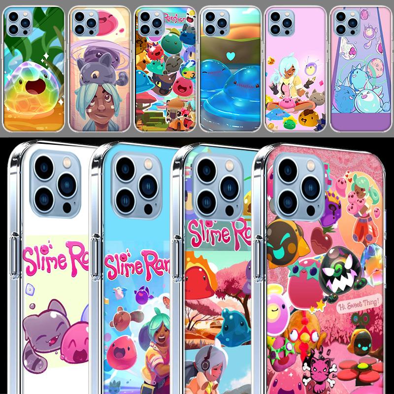 Чехлы для телефона S-Slime R-Rancher Game Cases Для iPhone 17E 16E 17 Air 16 Pro Max 15 Pro 14 Plus 11 13 12 Mini Крышка Чехлы Совместимые