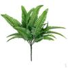 Green Plastic Artificial Fern Grass Plant for Home Wedding Arrangement 2x