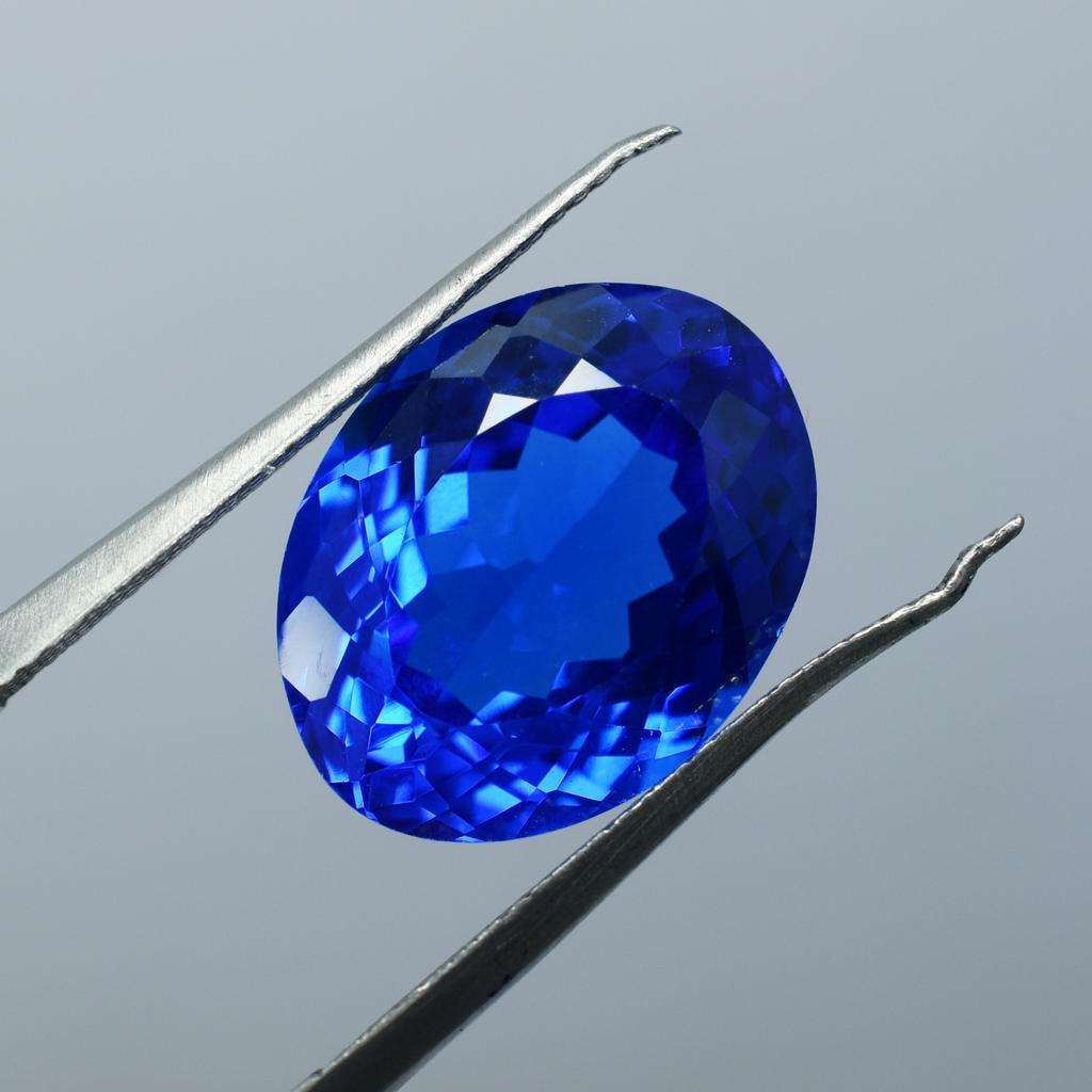 9 Ct Natural Blue Tanzanite Oval Shape Gemstone CERTIFIED Ideal For Gift