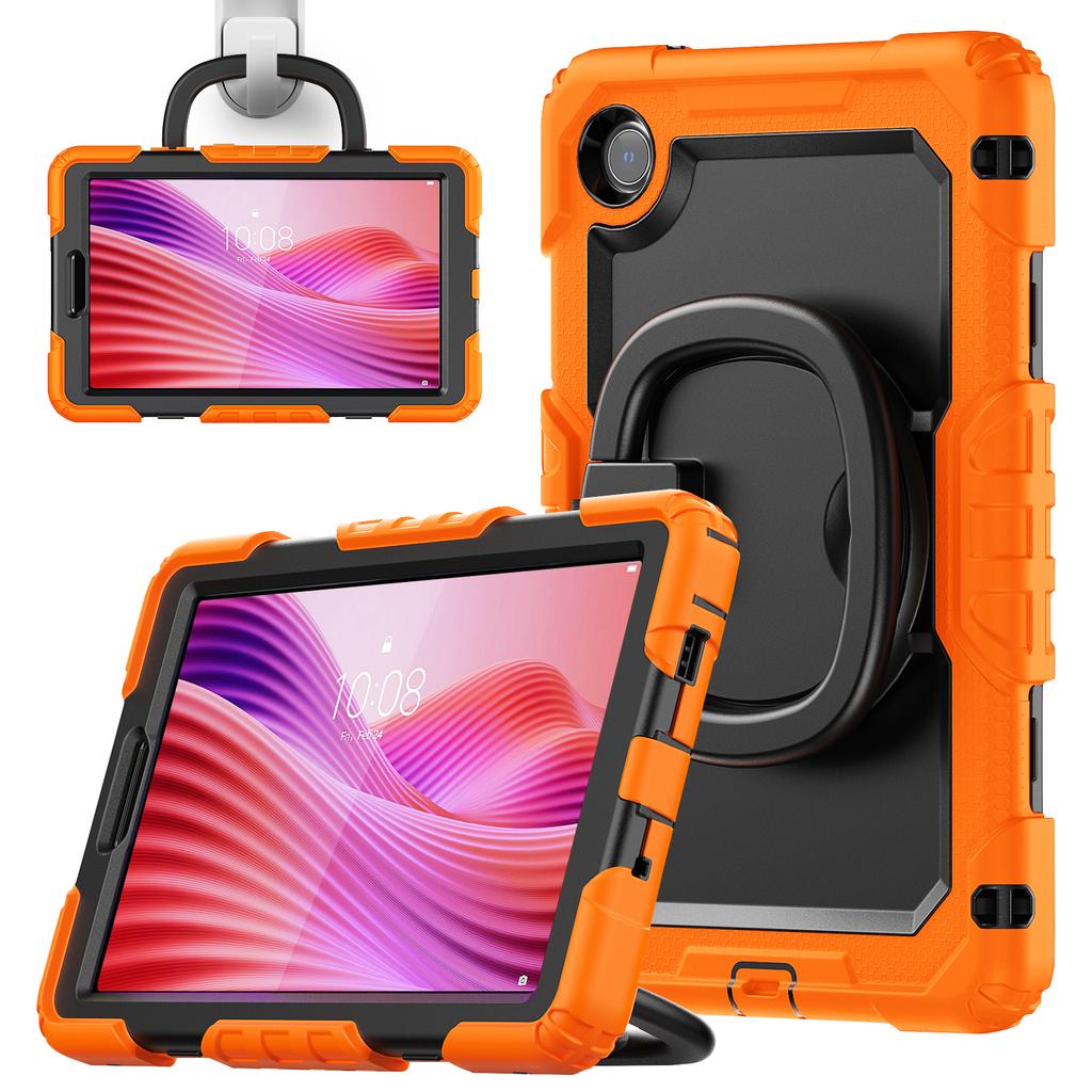 For Lenovo Tab K9 TB305FU Case Ring Kickstand PC+Silicone Shockproof Tablet Cover