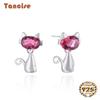 Tancise 925 Sterling Silver Zircon Earrings Drop Earrings For Women Wedding Party Gifts