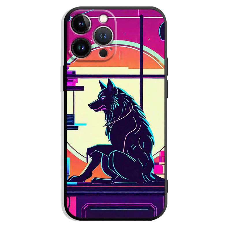 Чехол для телефона с волком для iPhone Samsung Galaxy Redmi Xiaomi Oppo OnePlus Note SA 7 8 9 10 11 12 13 14 20 21 22 23 53 54 Pro Max Plus Ultra TPU Soft