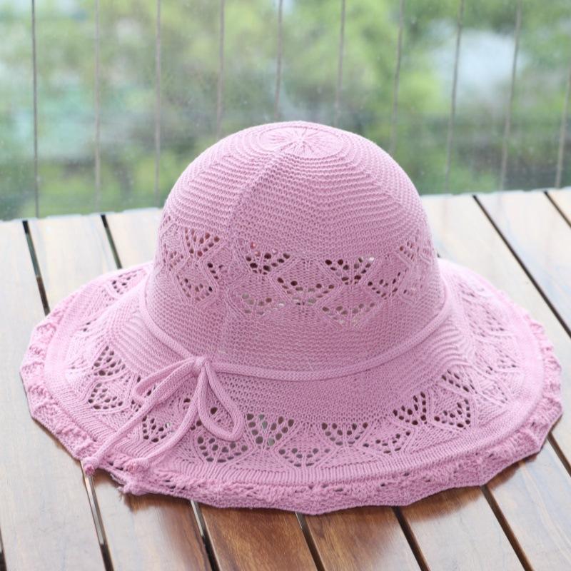 Summer Women's Straw Hat Summer Washable Folding Korean Version Large Brim Sun Vacation Versatile Hat