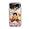 WD28 One Piece Luffy Black Sofe Case for iPhone 16 15 Plus 14 13 Pro 8 SE XR XS Max P30 Nova 5T Y5P Y6 Y7 Y8P Y9 Realme C30 C33 C31 VIVO Y36 V27