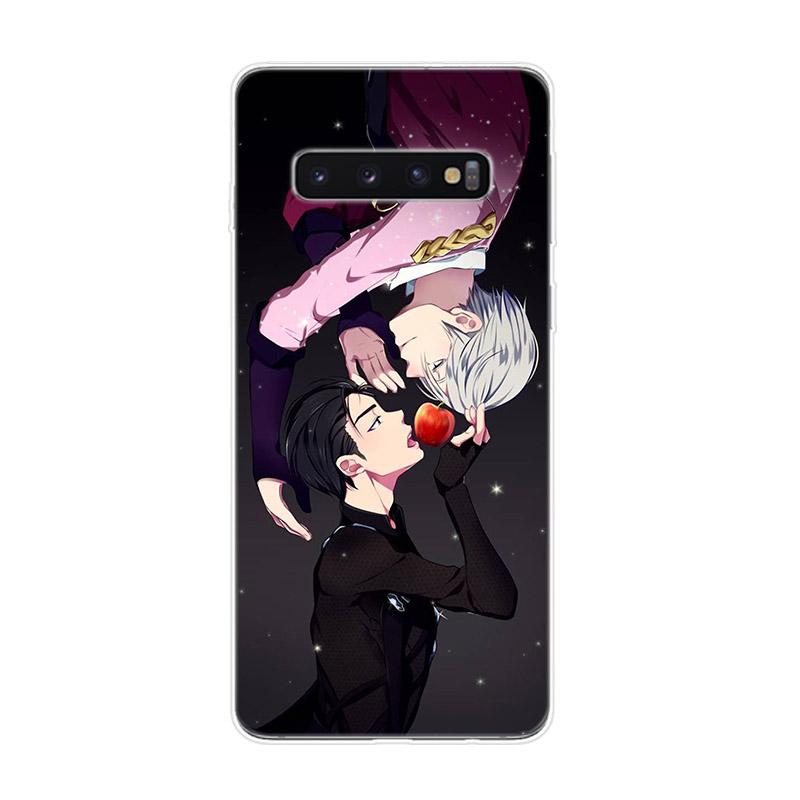 Мягкий чехол для телефона Anime Yuri On Ice для Samsung Galaxy S22 Pro S21 S20 FE Ultra S10 S10E Lite S9 S8 Plus S7 S6 Edge