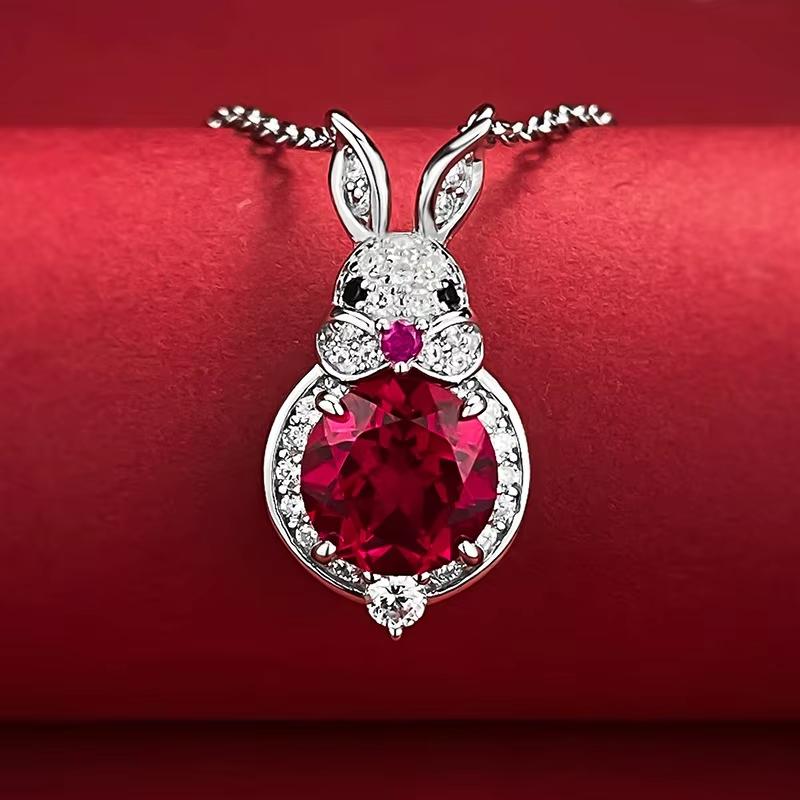New S925 Silver Inlaid Full Flower European and American Popular Women's Necklace Wedding Jewelry