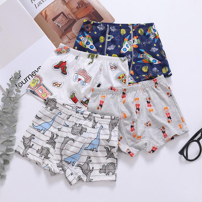 12 шт./лот, нижнее белье для мальчиков, детские трусики, детские трусы с героями мультфильмов, От 2 до 12 лет