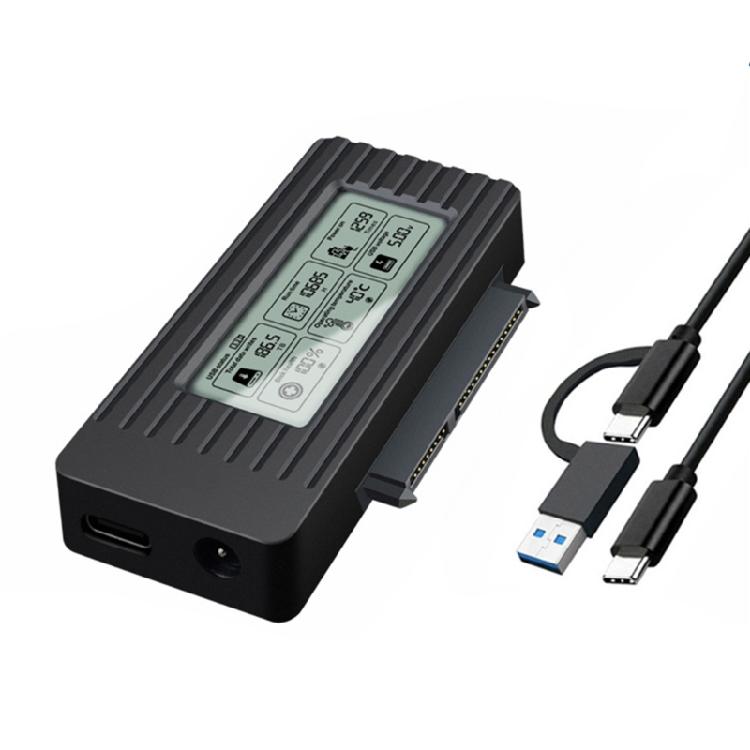 USB 3.1 Корпус для жесткого диска со светодиодной подсветкой для 2,5/3,5-дюймовых HDD Кейс-адаптер 6 Гбит/с