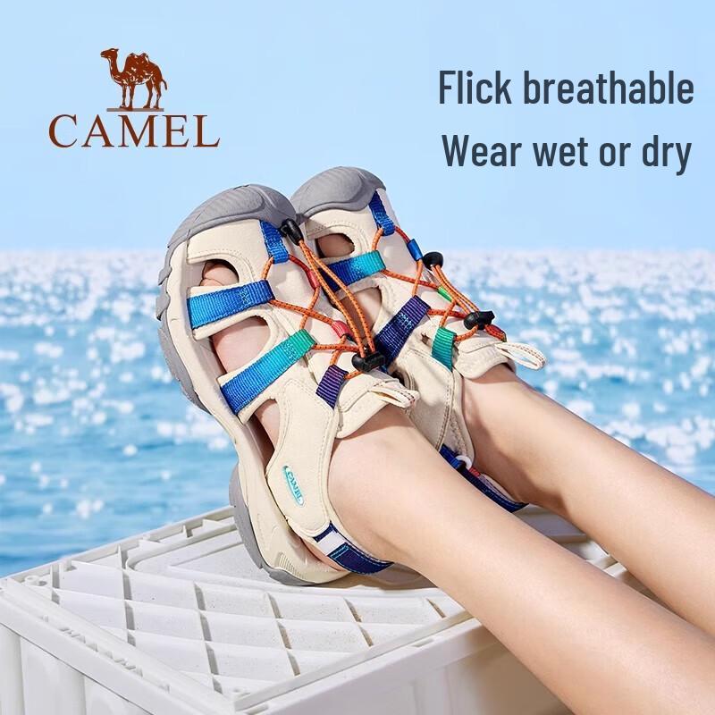 CAMEL Women's Casual Closed-Toe Water Sandals