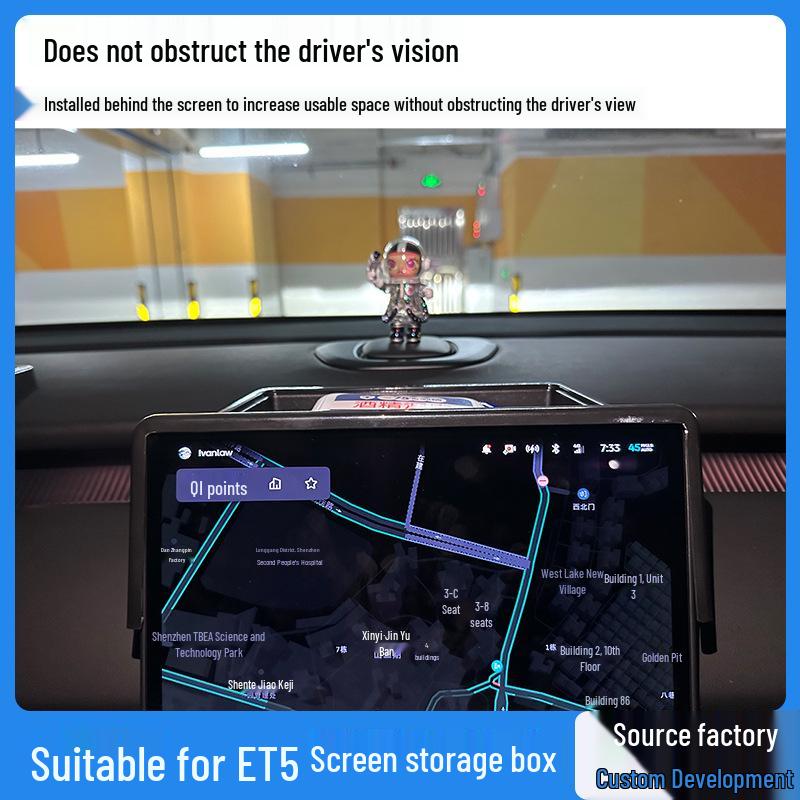 Nio ET5/ET7 Storage Box with Phone Holder for Interior Screen