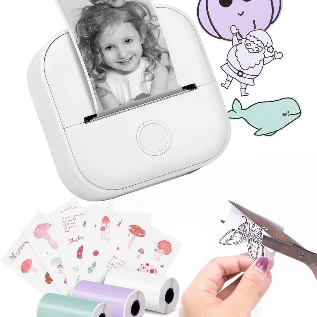 Phomemo M02 Draagbare Mini Thermische Printer – Bluetooth, Inktloos voor Mobiele Apparaten