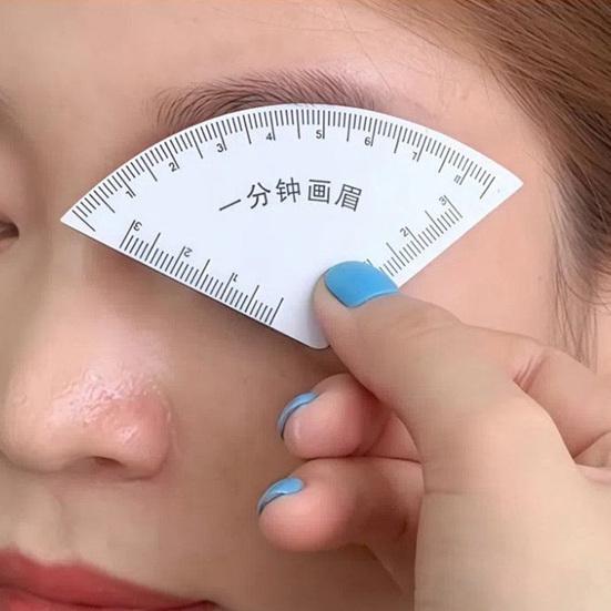 1/2/3/4/5Pcs Fast Drawing Eyebrow Design Ruler Microblading Mapping Shaping Template Tool Permanent Eyebrow Makeup Drawing Guide Ruler