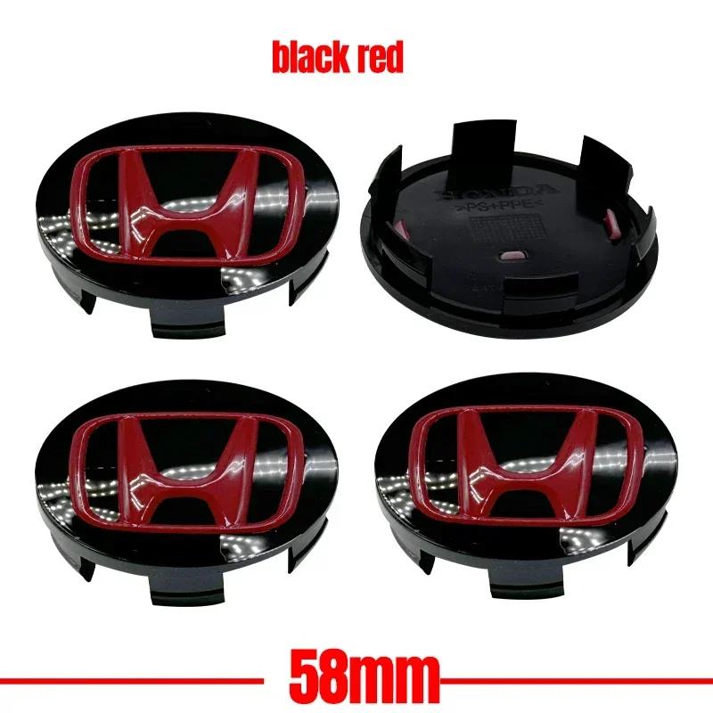 TR3-4pcs/set Car Styling Wheel Center Cap Hub Covers Badge Accessories For Honda Civic Fit Jazz Accord Pilot CRV Passport City XRV