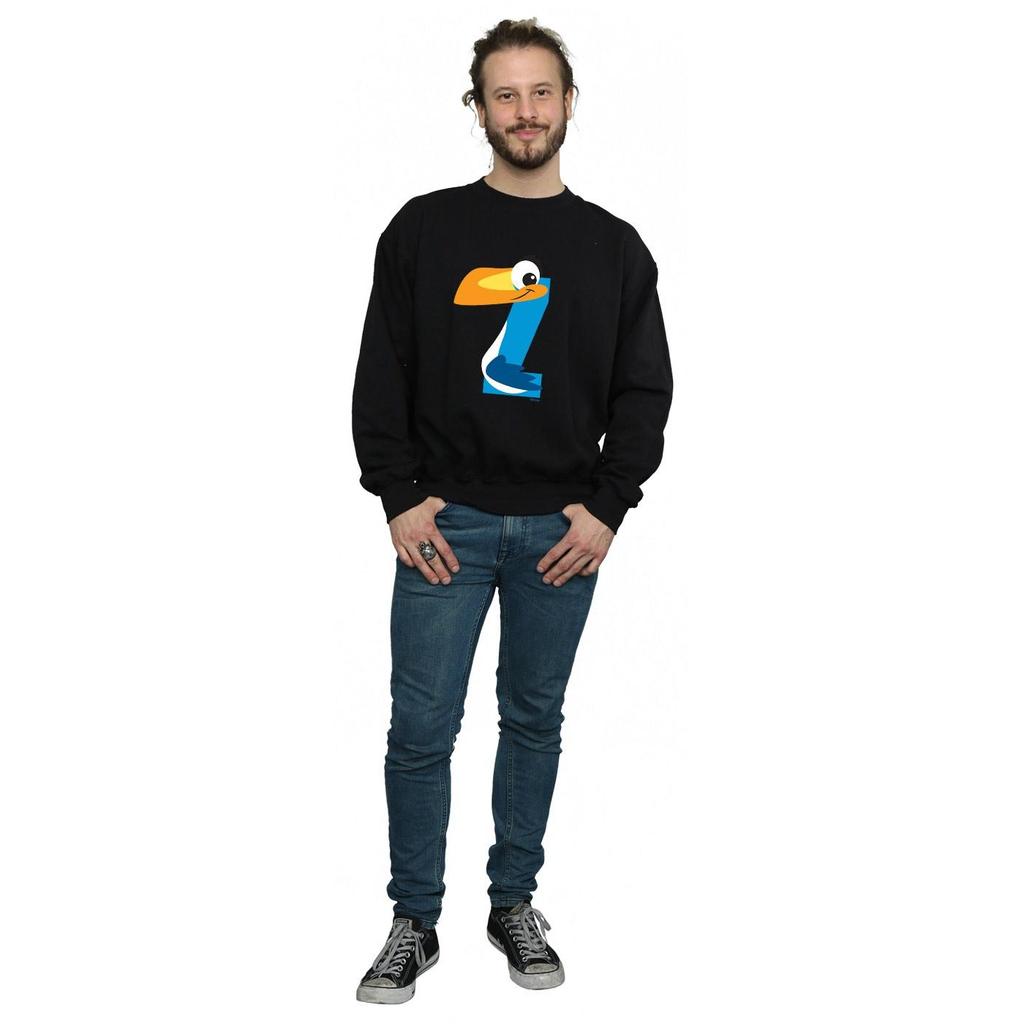 Disney Mens Alphabet Z Is For Zazu Sweatshirt