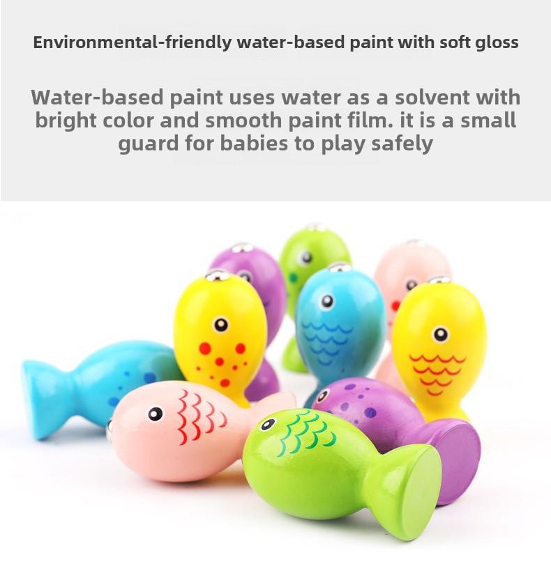 CPC Kids Магнитная игра «Рыбалка с котятами» – деревянная развивающая игрушка для тренировки концентрации