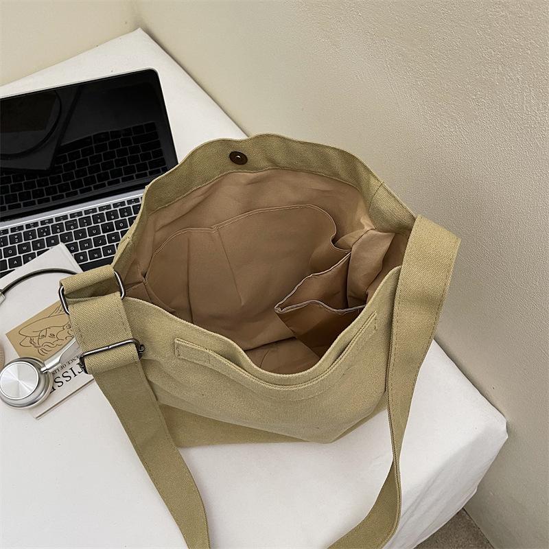 Женская сумка через плечо в корейском стиле Ins, простая, большая вместимость, легкая, универсальная, для commuting, повседневная и простая, сумки кросс-боди