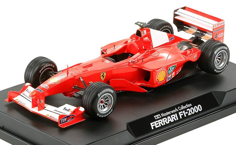 Tamiya Коллекция шедевров Ferrari 2000 French GP окрашенная полная модель 21113 полный продукт 1/20 № 113 F-1 № 4