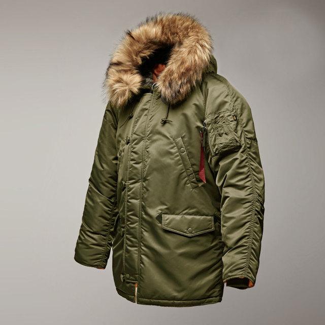 Men 'S Winter Jacket Classic Parka For Extreme Cold Weather Waterproof Removable Faux Fur Around Hood