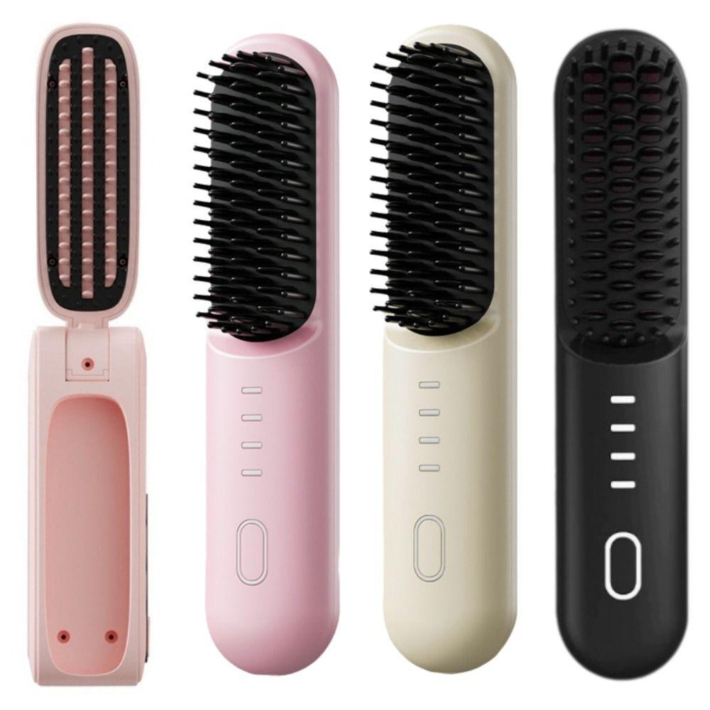 Wireless Mini Straight Hair Brush Portable Portable Hair Straightener Hair Styling Iron Festival