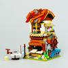 LOZ 1736 City Street Chinatown Tofu Bean Curd Shop Store Architecture Mini Blocks Bricks Building Toy for Children Gift No Box