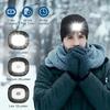 Теплая светодиодная шапка-бини Беспроводная стереогарнитура Bluetooth 5.4 USB-перезаряжаемая Регулировка 3 режима затемнения Светодиодный свет Теплая музыкальная шапка