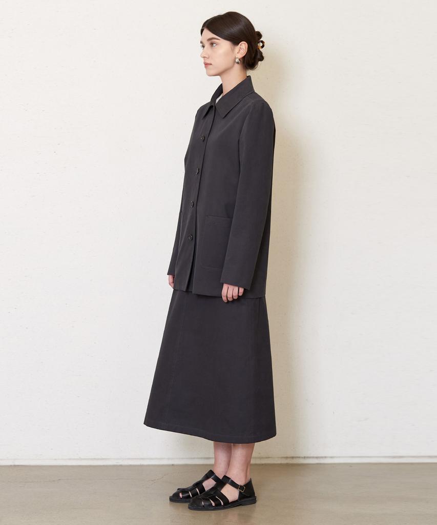 Jun By Jun K Cotton Flare Skirt_Smock